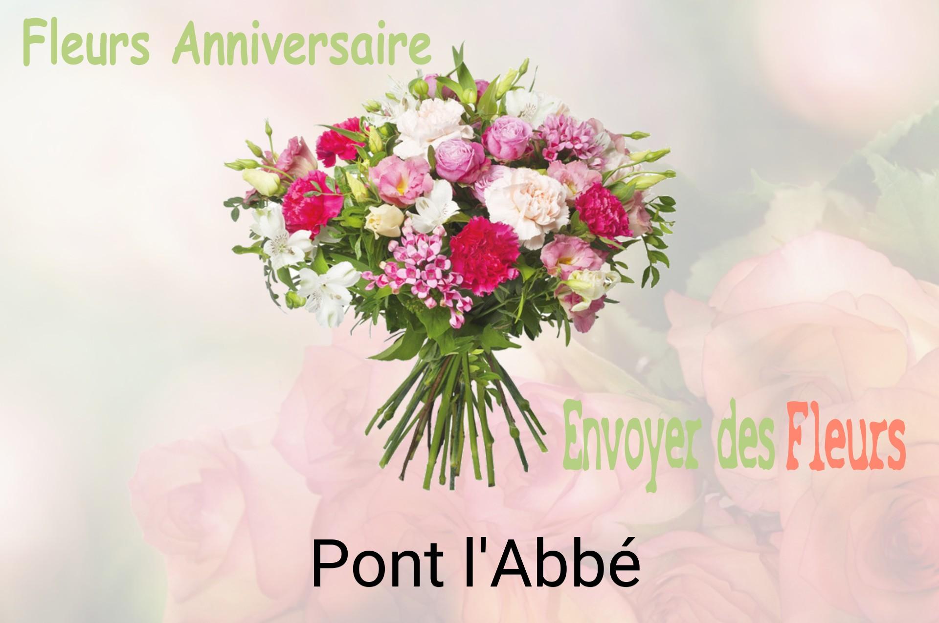 Bouquet de fleurs d’anniversaire livré à Pont-l'Abbé