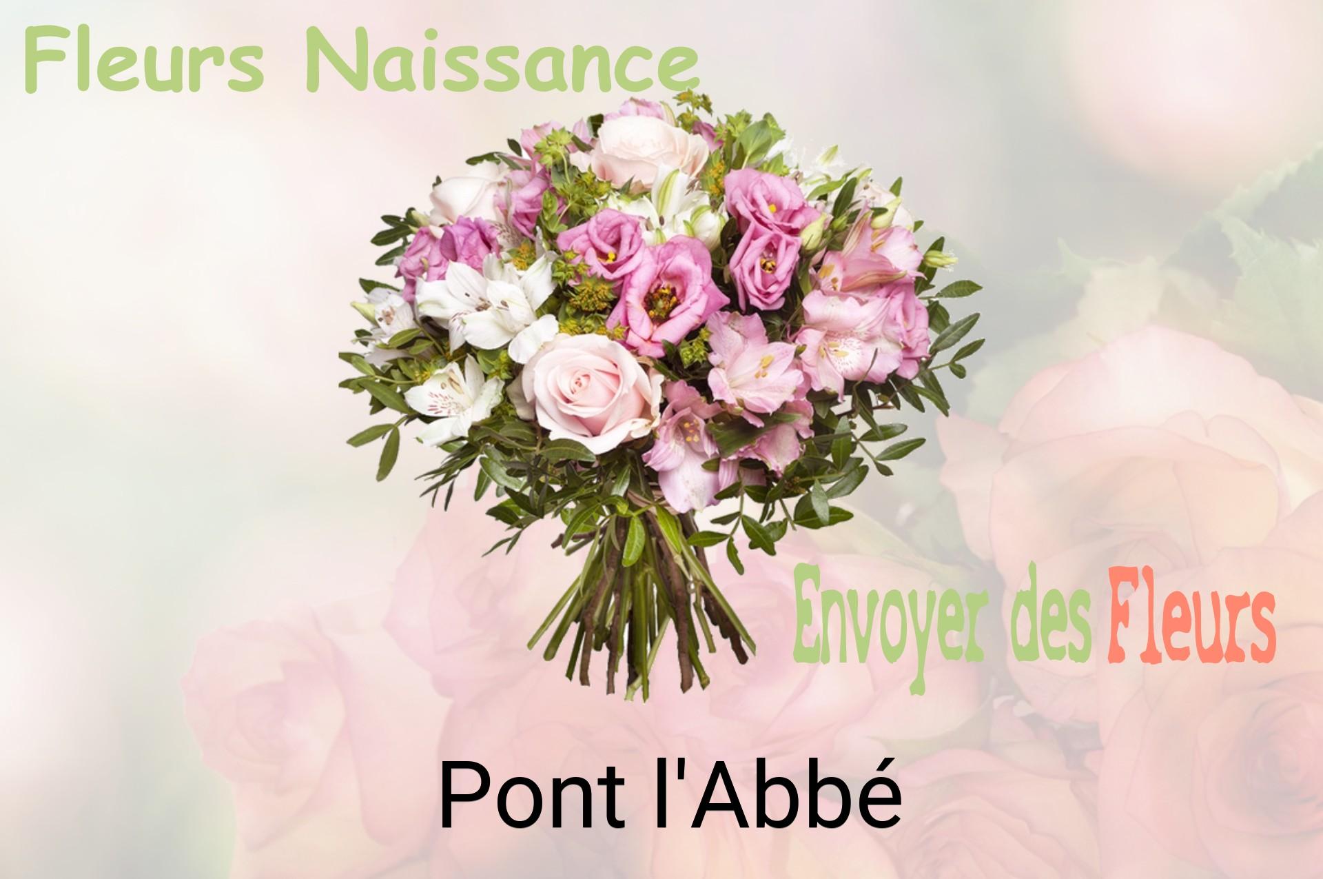 Bouquet de fleurs de naissance livré à Pont-l'Abbé